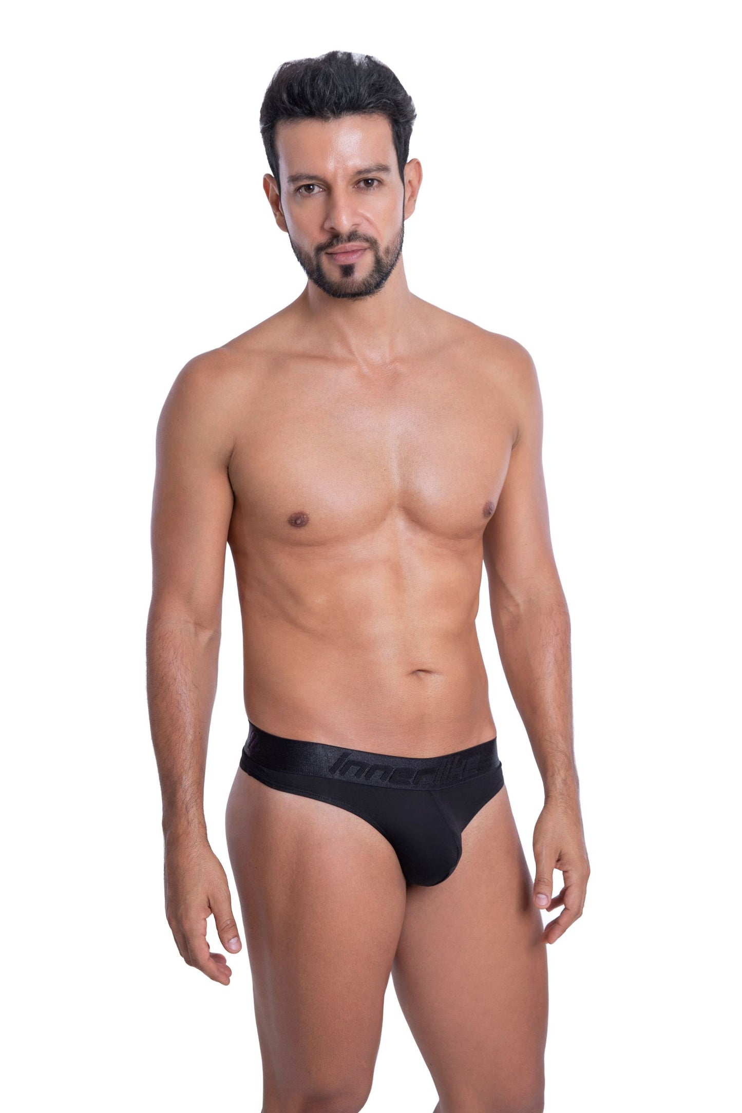 TANGA CLÁSICA ALGODÓN IU3005 - NEGRO
