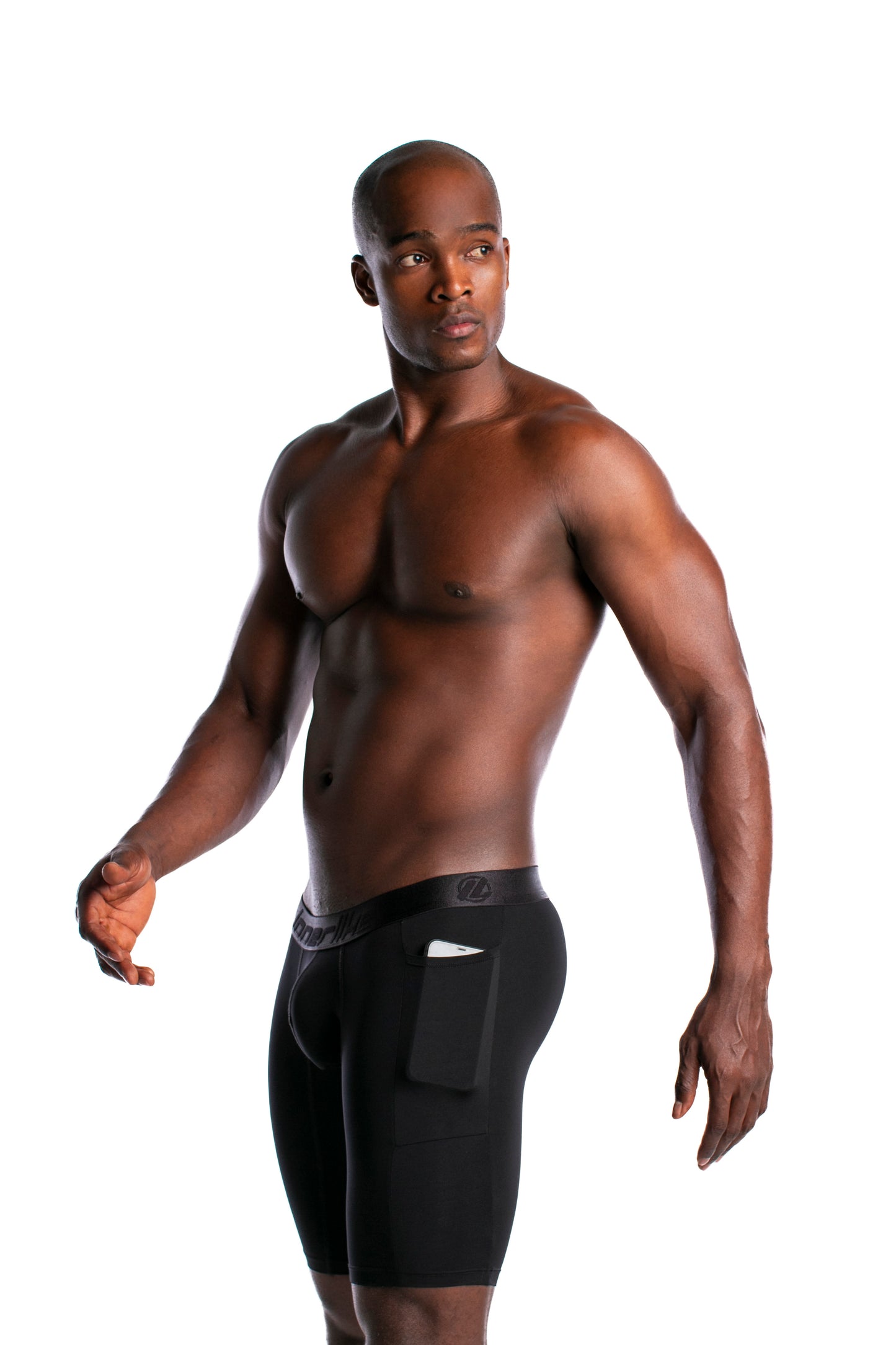 BOXER LARGO CON BOLSILLO IC3004 - NEGRO - Innerlikeuw