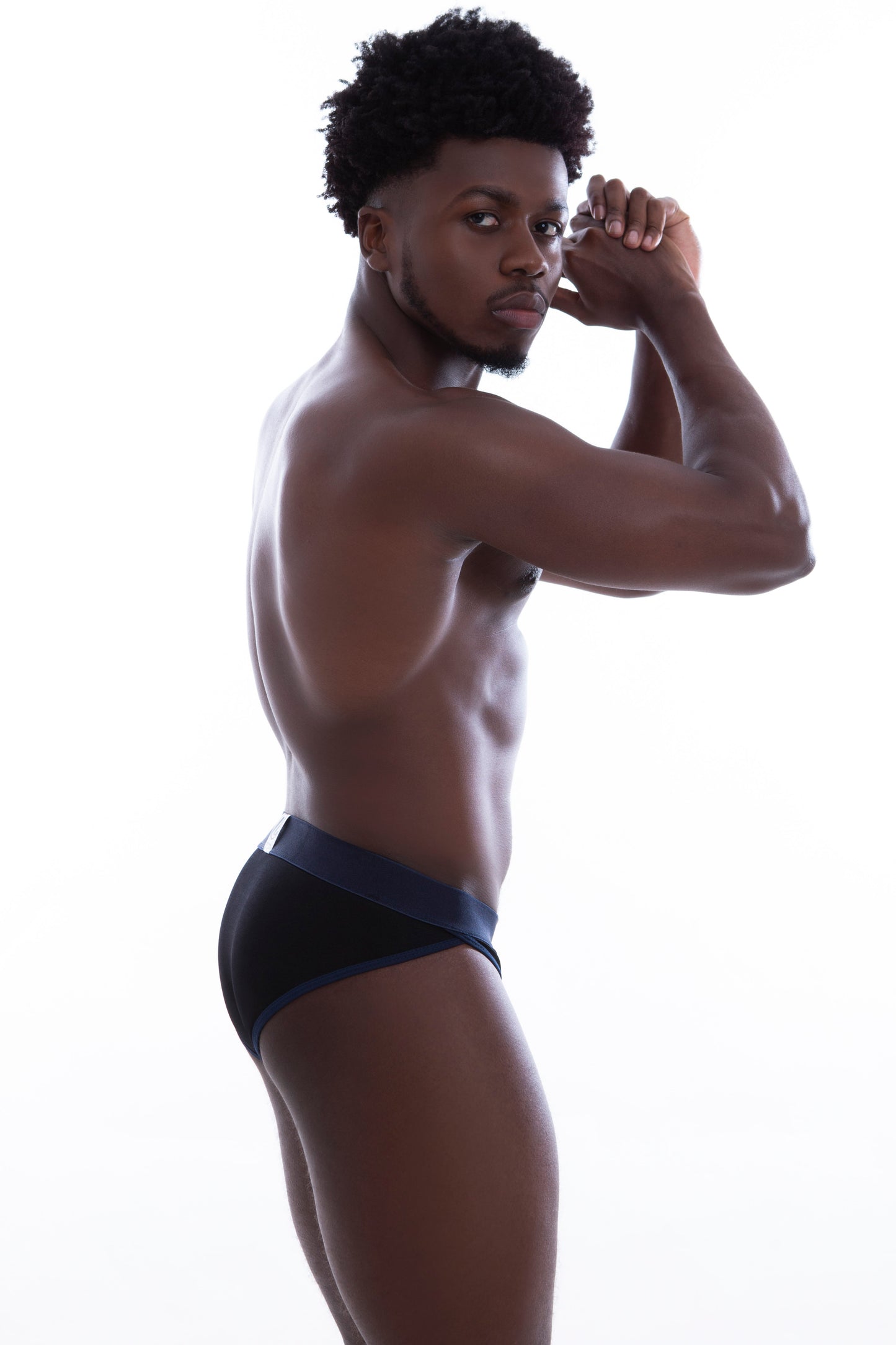 BIKINI CON CRUCE EN PIERNA IE3003 - NEGRO - Innerlikeuw