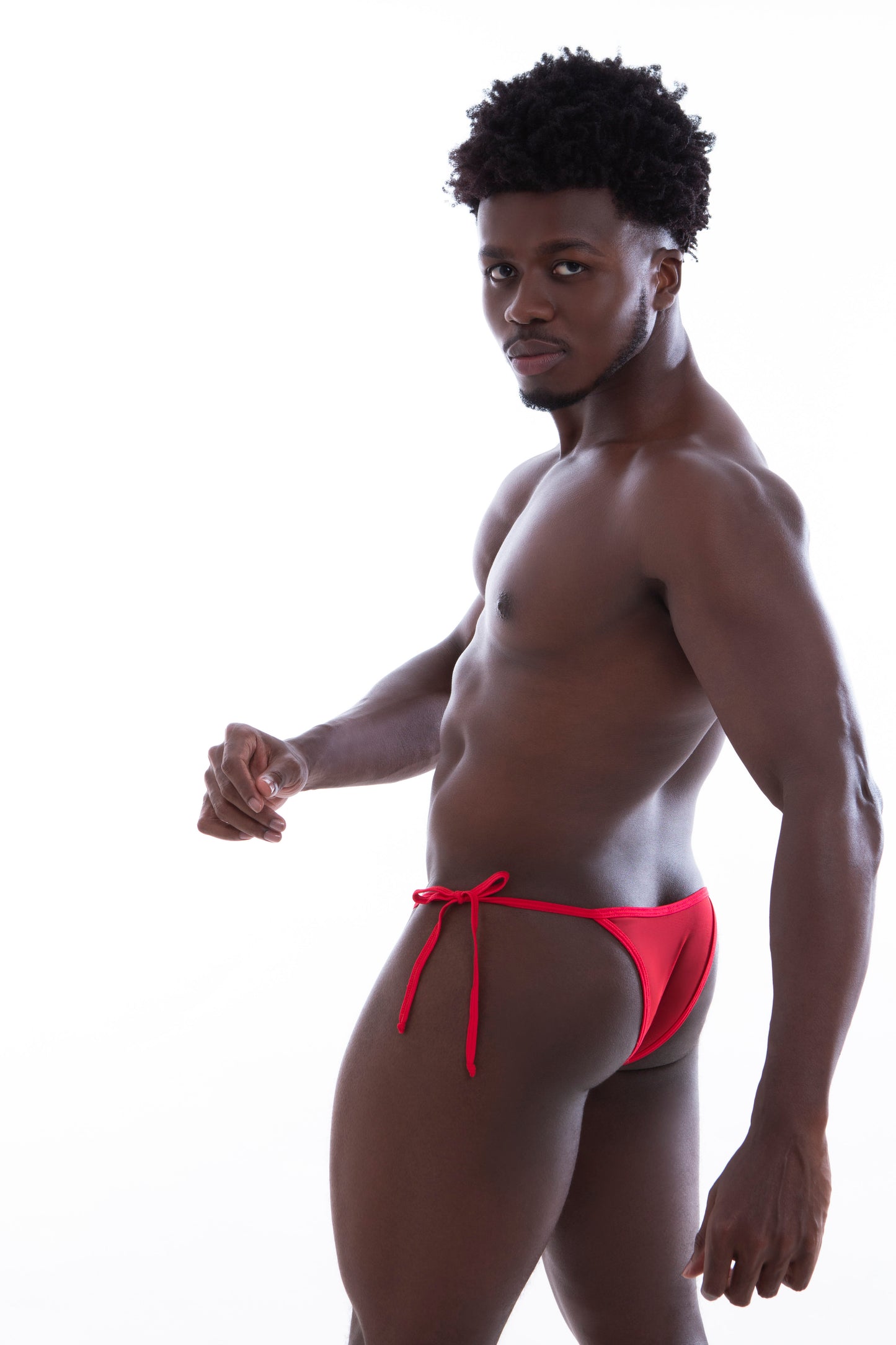 BIKINI EN MESH CON AMARRE IE3006 - ROJO - Innerlikeuw