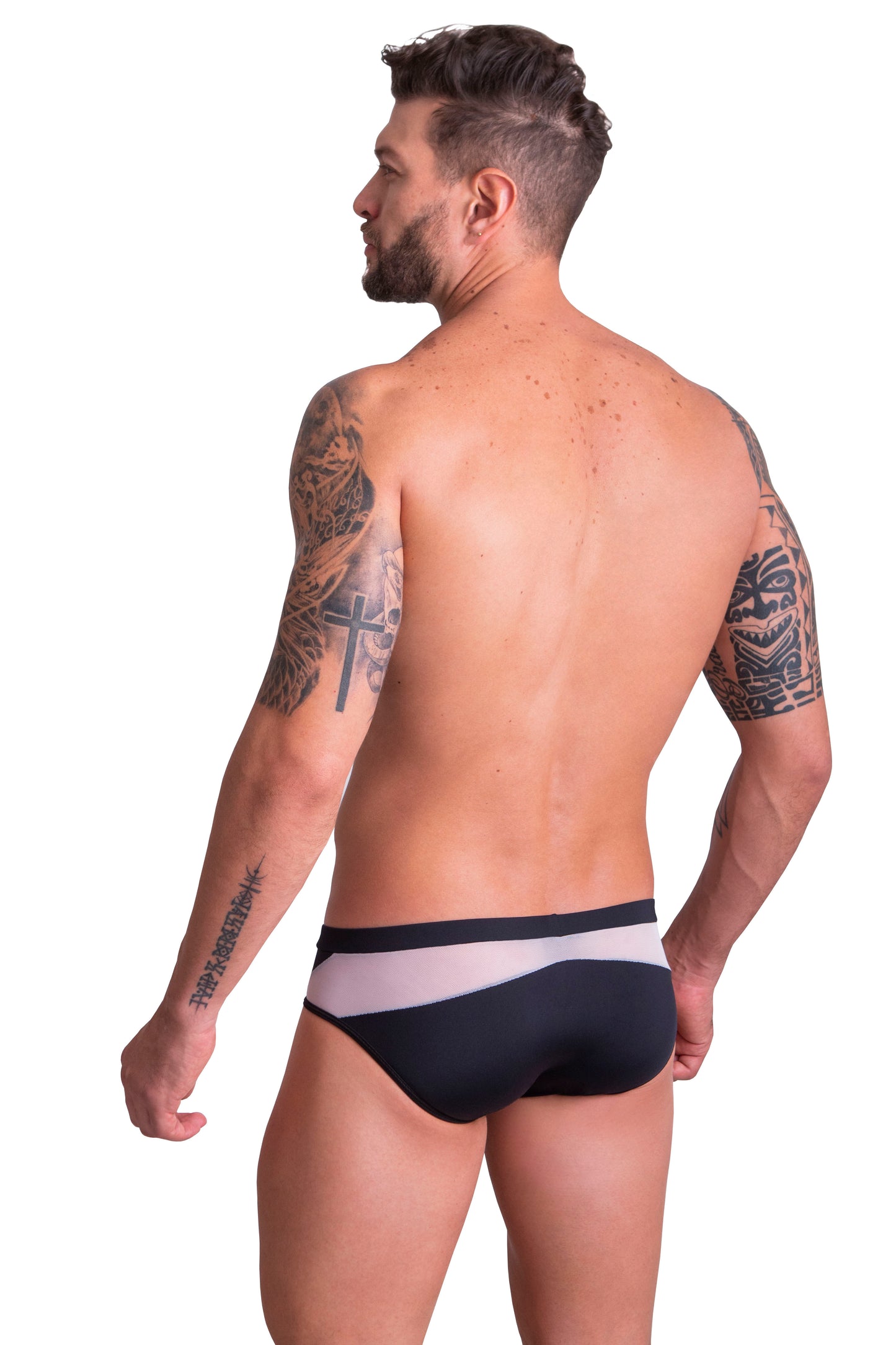 BRIEF CON TRANSPARENCIA ID3003 - NEGRO - Innerlikeuw