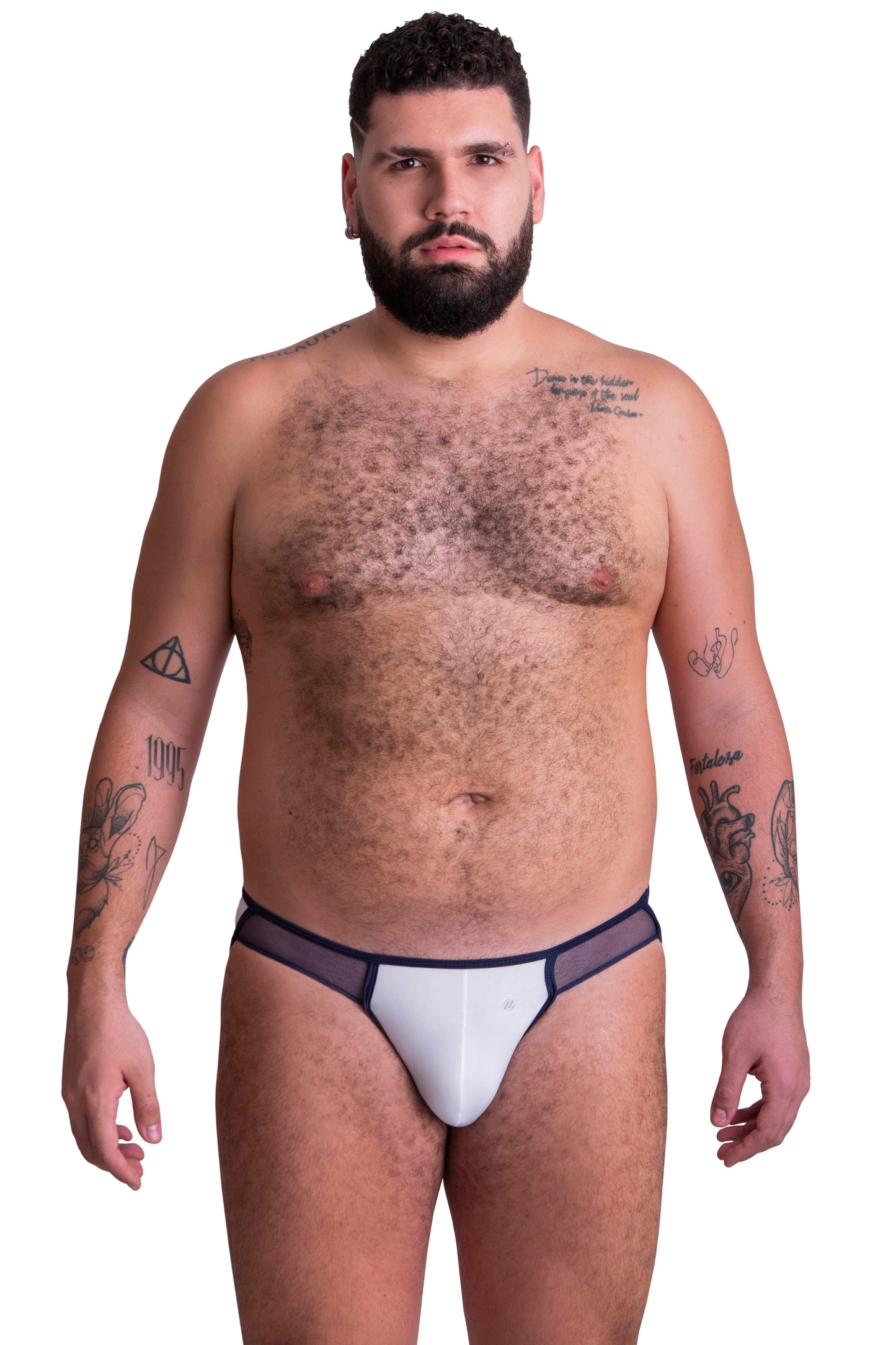 BIKINI CON MESH IE3002 - BLANCO - Innerlikeuw