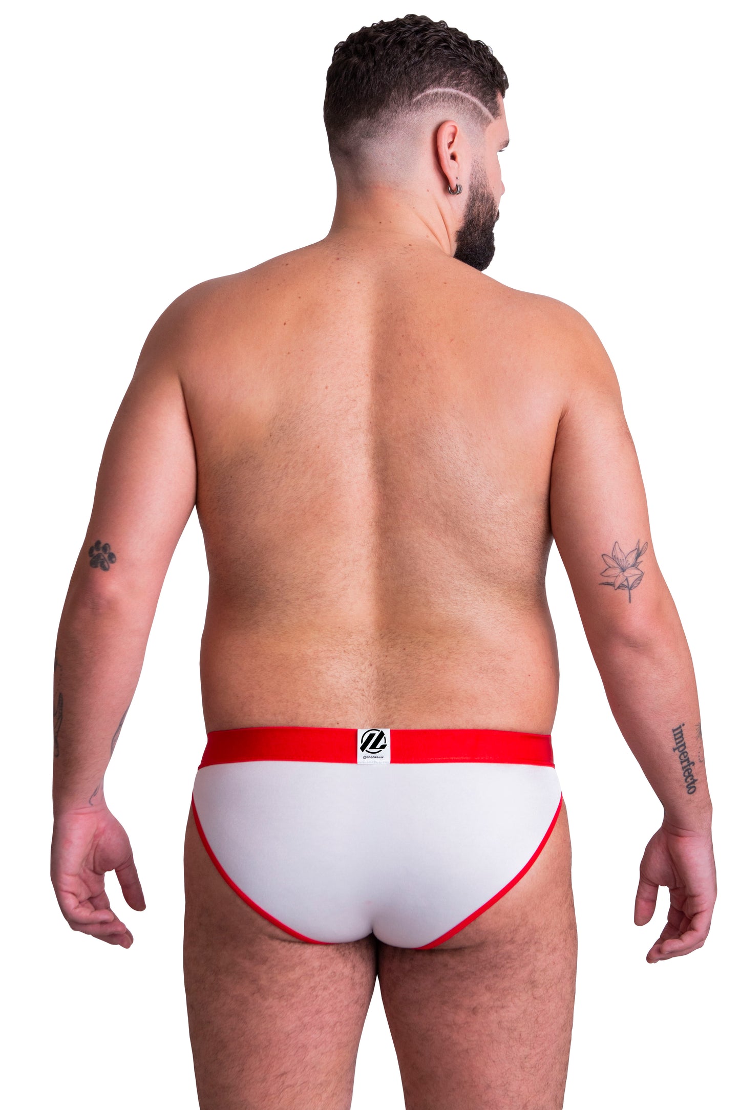 BIKINI CON CRUCE EN PIERNA IE3003 - BLANCO - Innerlikeuw