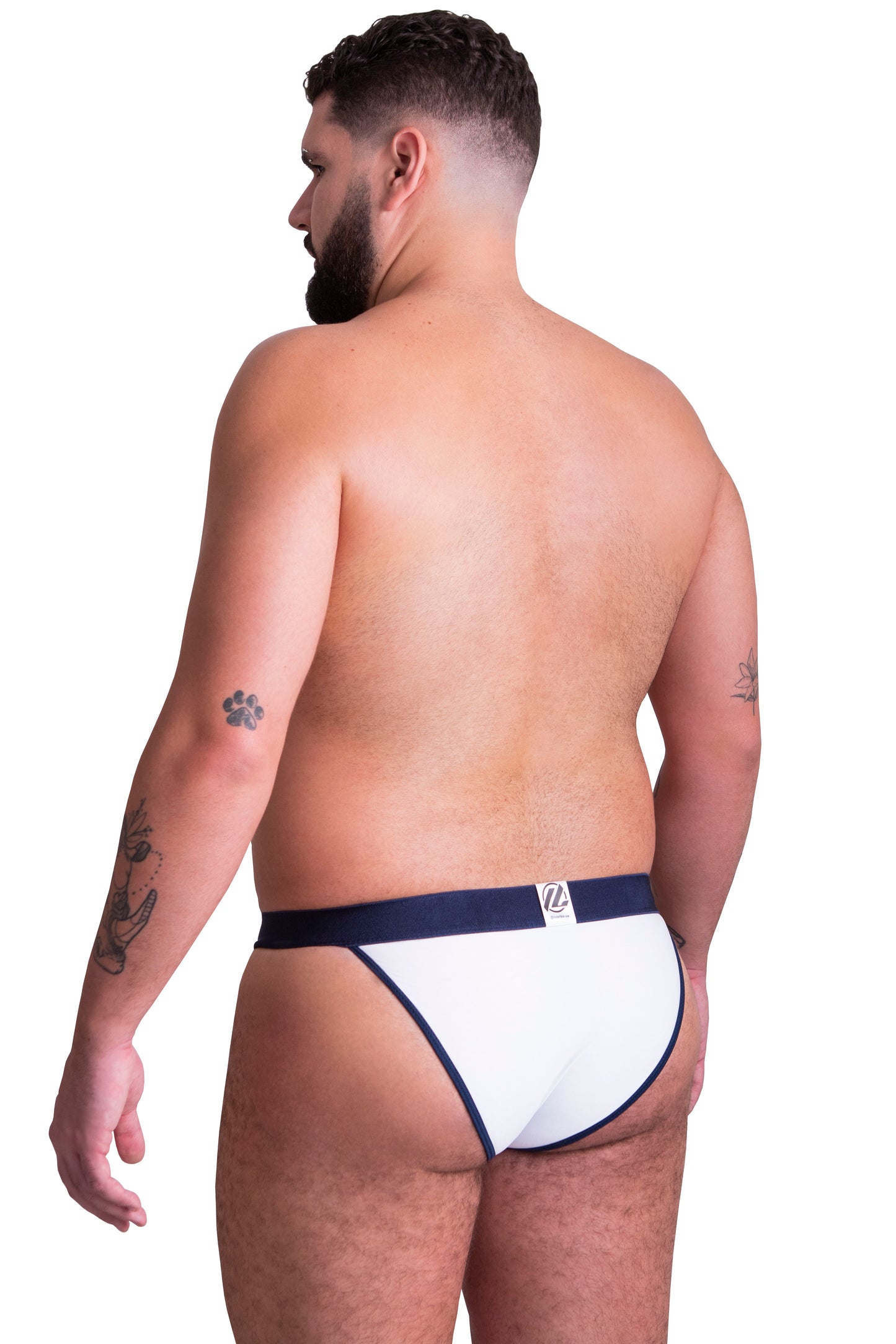 BIKINI CON ESCOTE EN PIERNA IE3004 - BLANCO - Innerlikeuw