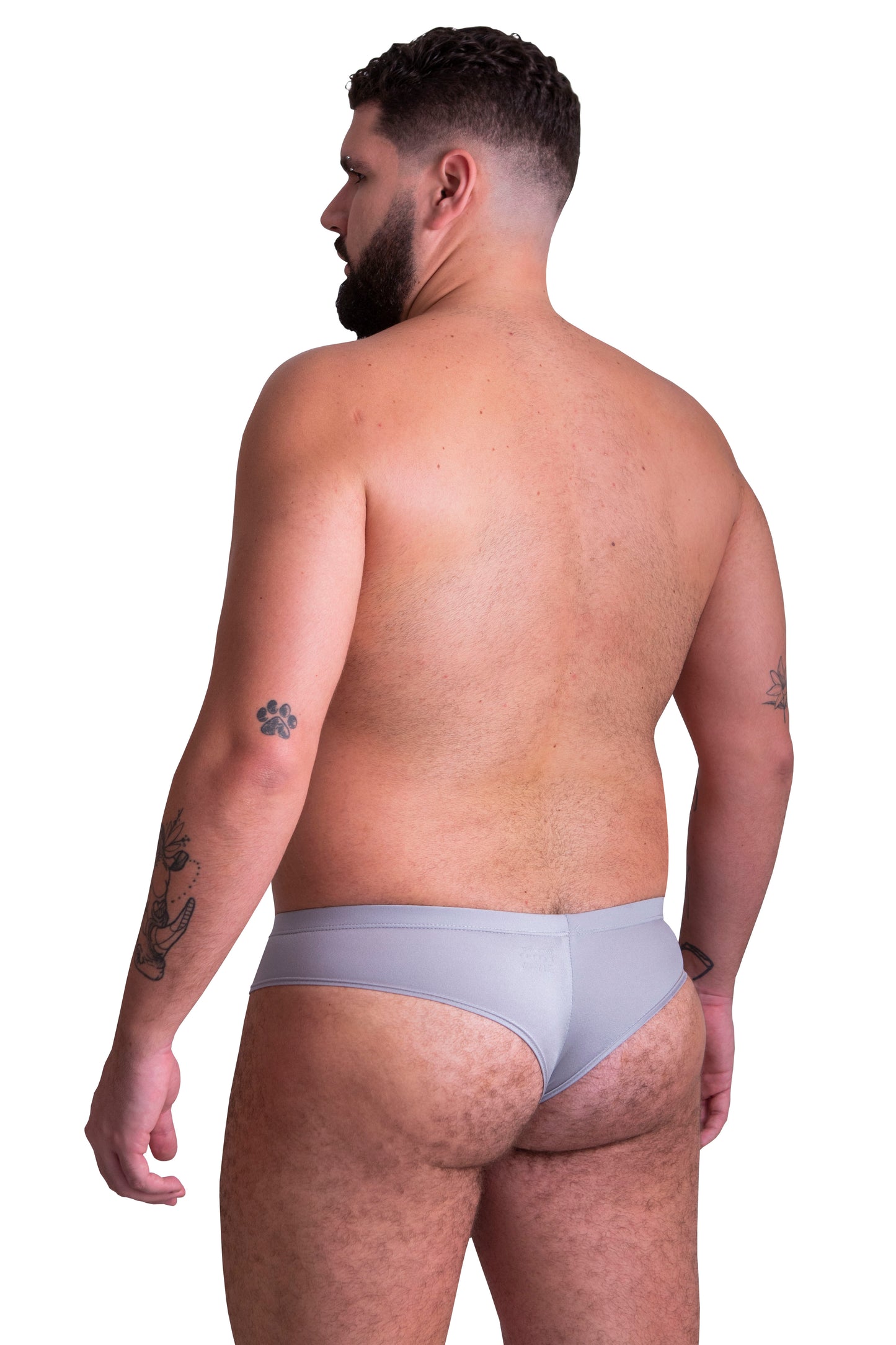 TANGA CACHETERA IU3001 - GRIS PLATA