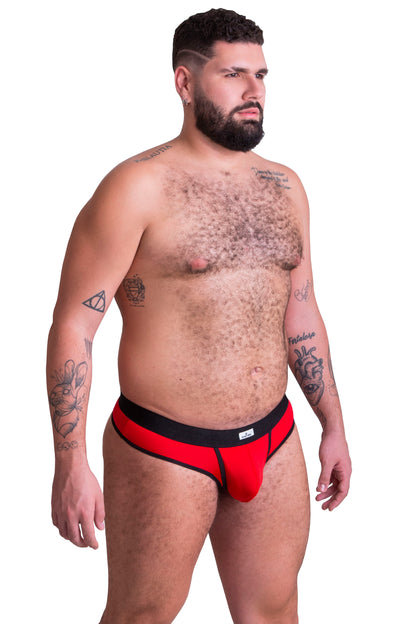 TANGA CON ANILLO  IU3003 - ROJO